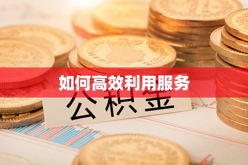 惠阳如何高效利用服务
