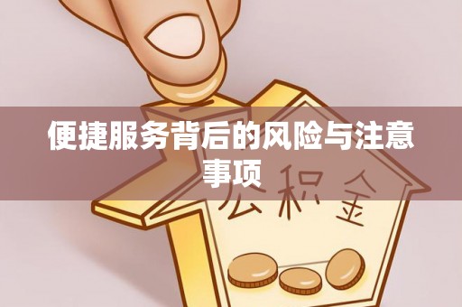 惠阳便捷服务背后的风险与注意事项